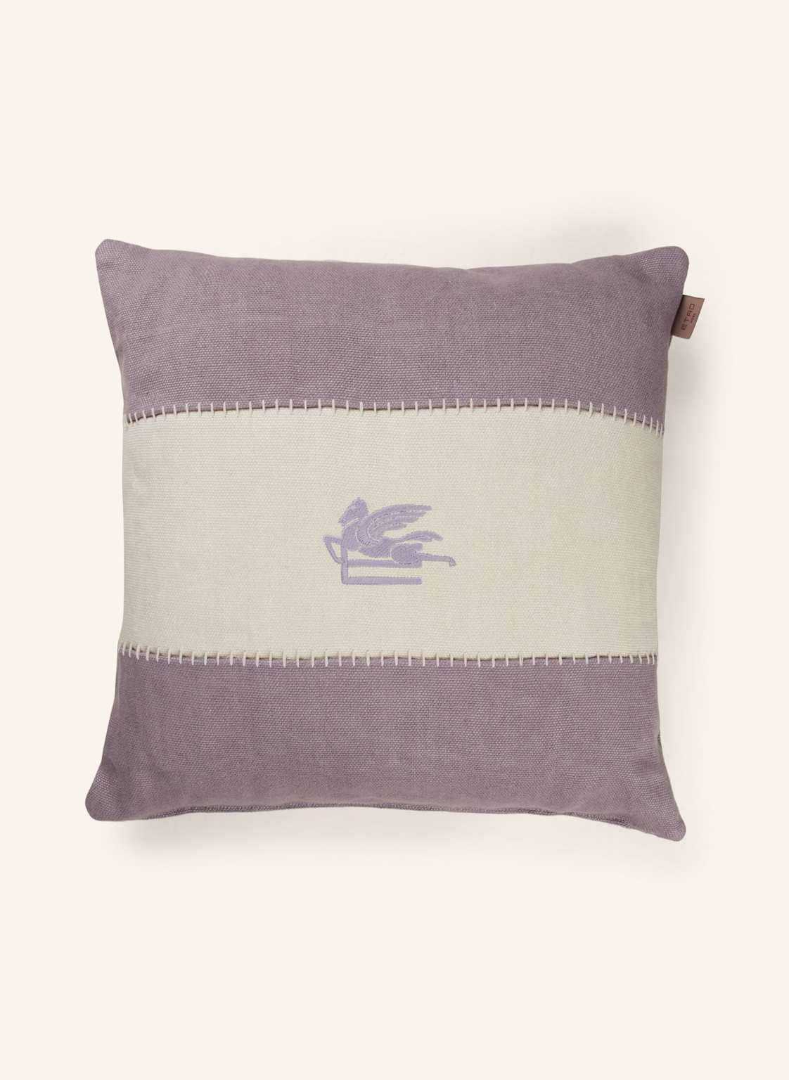 Etro Home Dekokissen Aus Leinen lila von ETRO Home