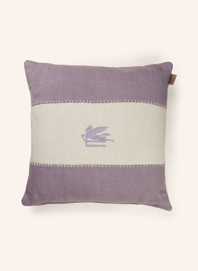 Etro Home Dekokissen Aus Leinen lila von ETRO Home
