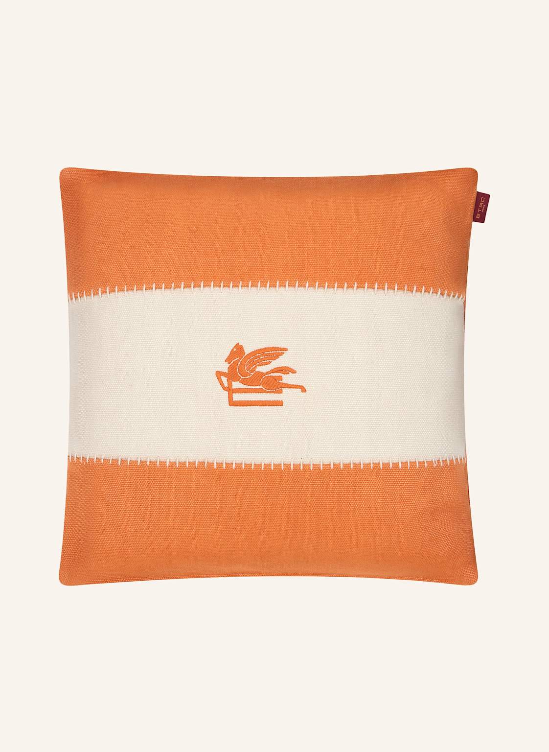 Etro Home Dekokissen Aus Leinen orange Etro Home Dekokissen Aus Leinen orange von ETRO Home