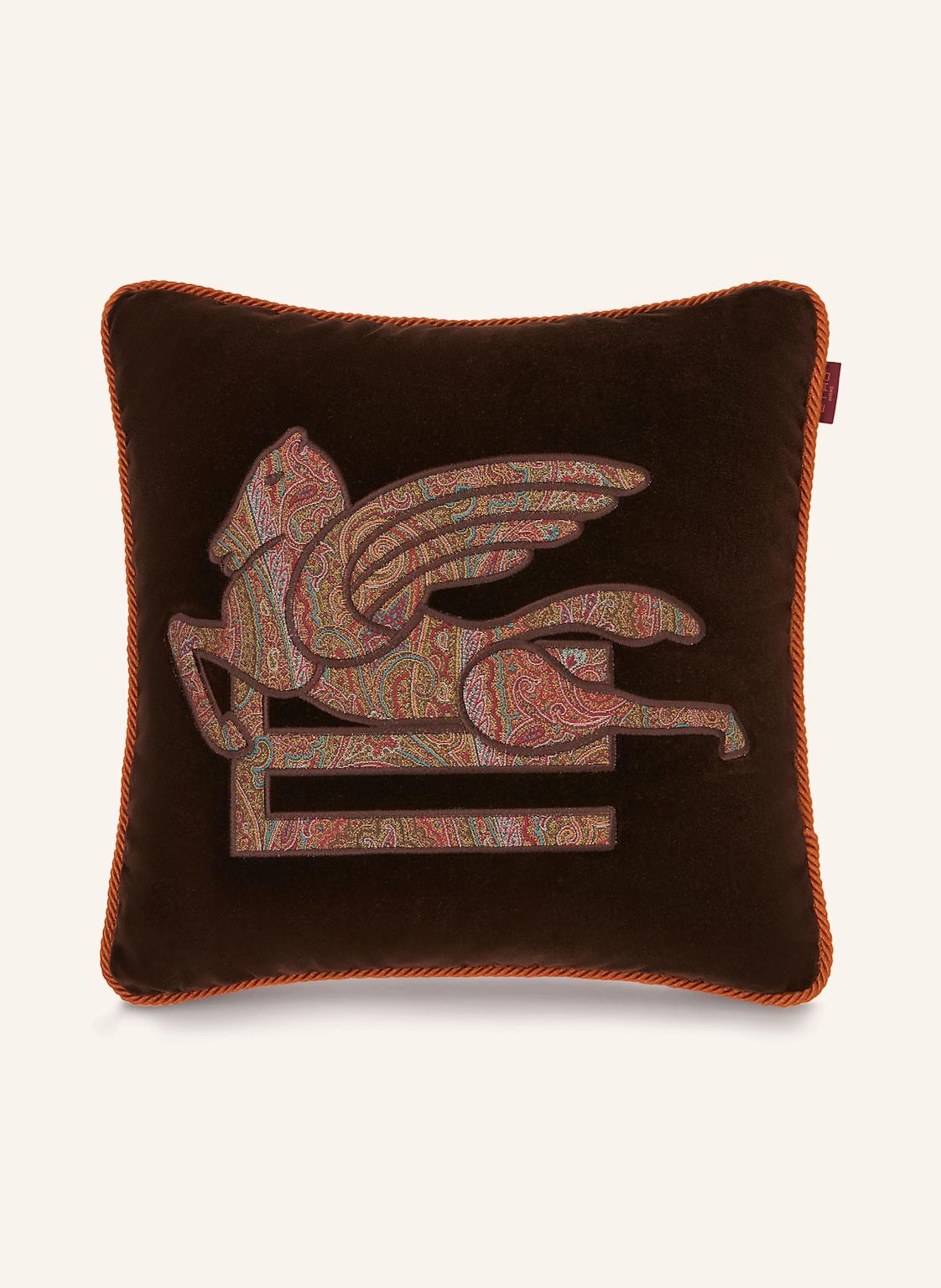 Etro Home Dekokissen Aus Samt braun Etro Home Dekokissen Aus Samt braun von ETRO Home
