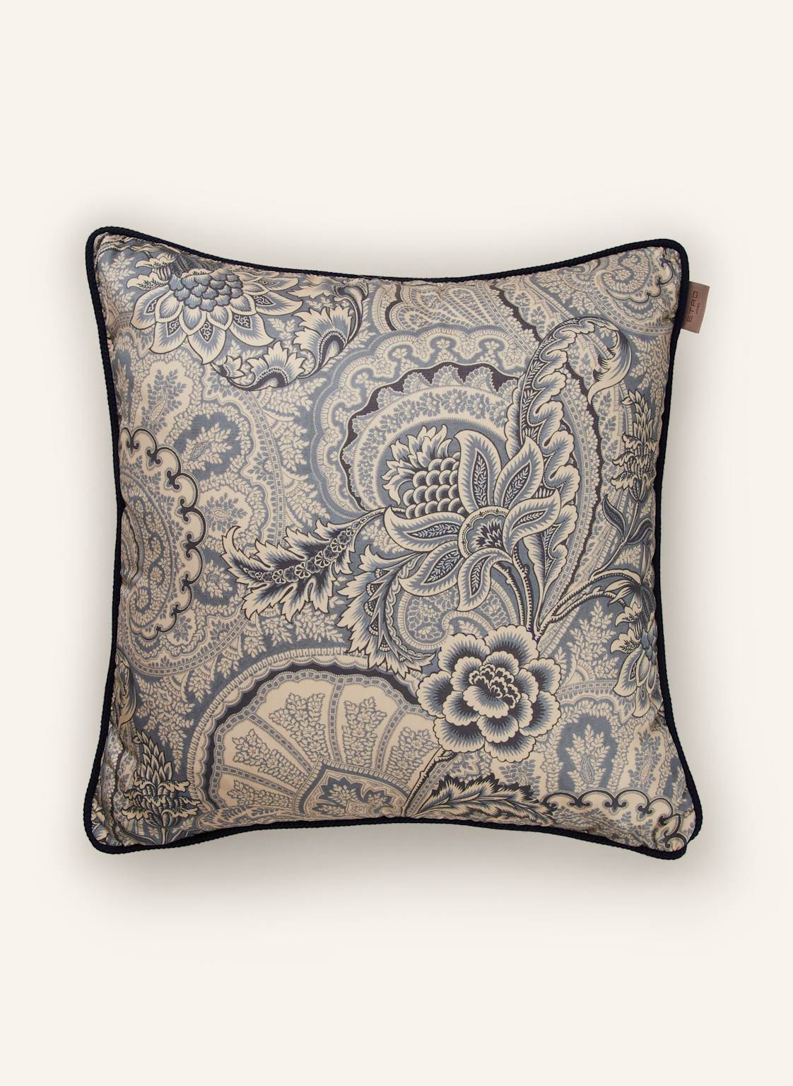 Etro Home Dekokissen Aus Satin blau Etro Home Dekokissen Aus Satin blau von ETRO Home