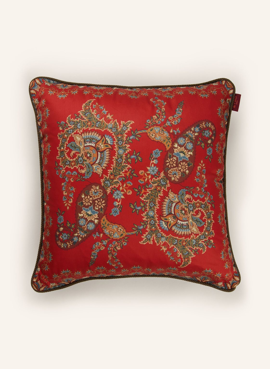 Etro Home Dekokissen Aus Satin rot von ETRO Home