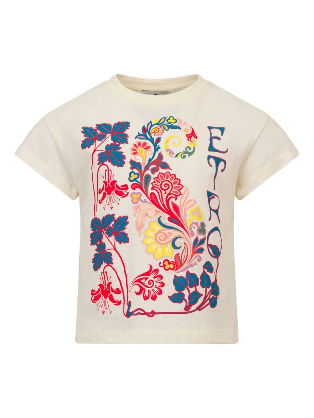 ETRO KIDS Floral Liberty Paisley print T-shirt - White von ETRO KIDS