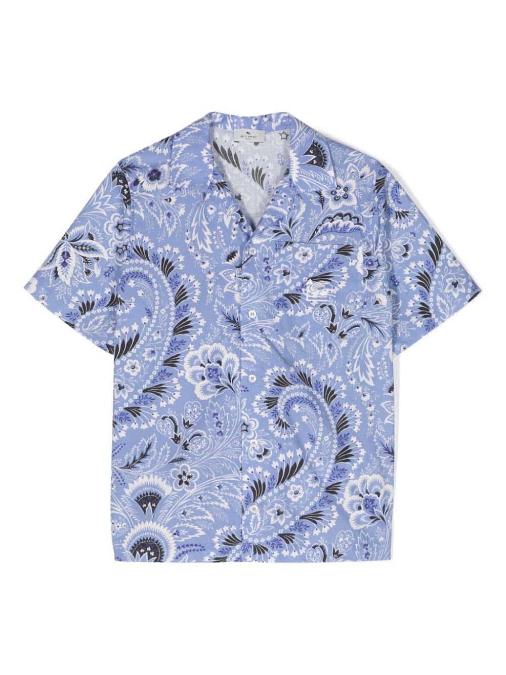 ETRO KIDS Paisley-print cotton shirt - Blue von ETRO KIDS