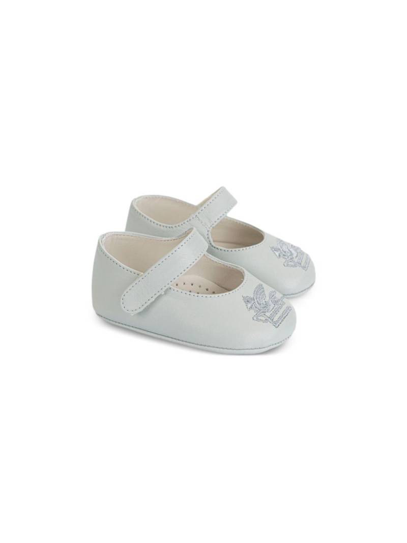 ETRO KIDS Pegaso ballerina shoes - Blue von ETRO KIDS