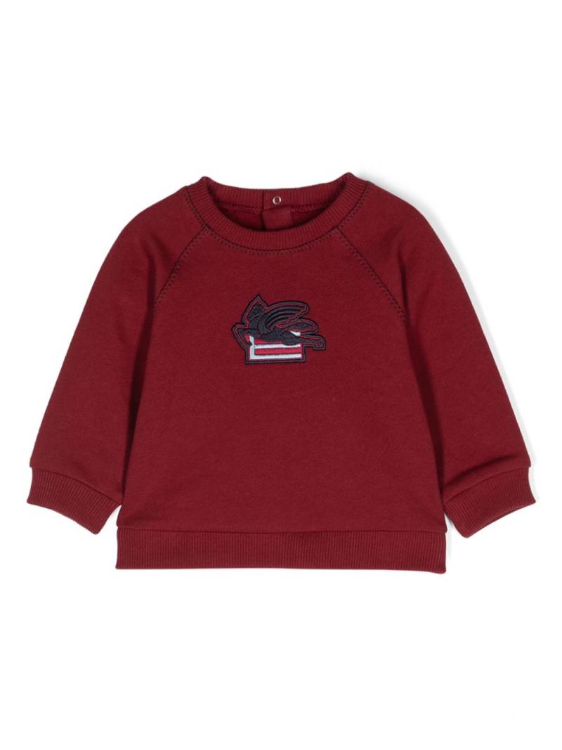 ETRO KIDS Pegaso-embroidered cotton sweatshirt von ETRO KIDS