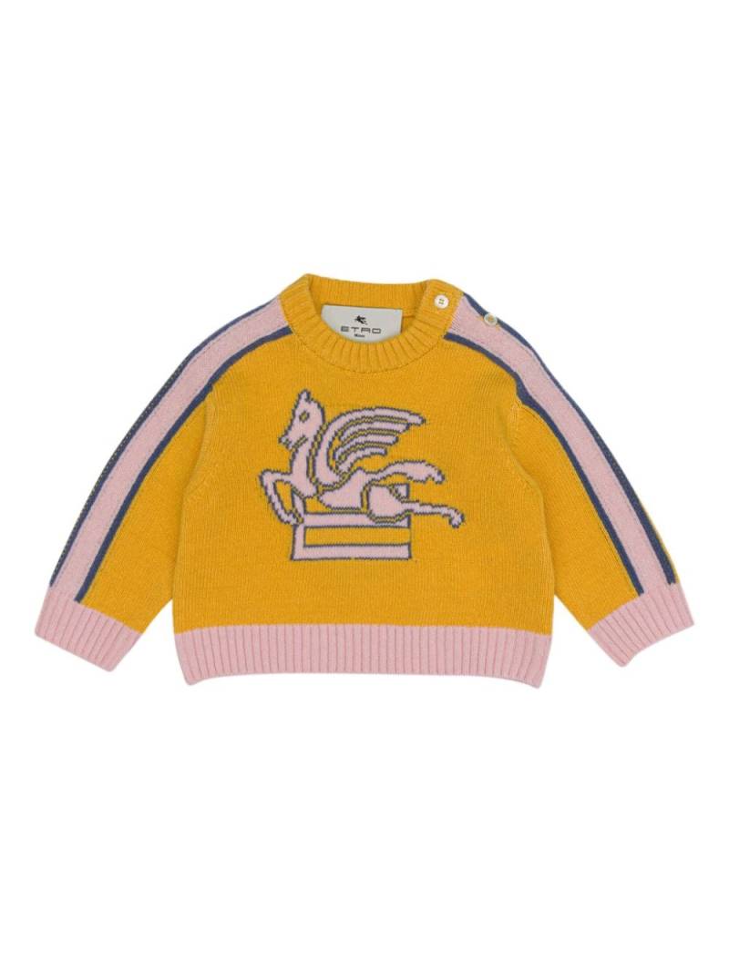 ETRO KIDS Pegaso jumper - Yellow von ETRO KIDS