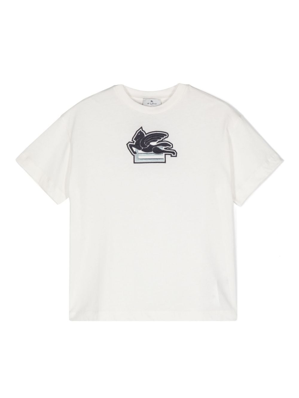 ETRO KIDS Pegaso-motif cotton T-shirt - White von ETRO KIDS