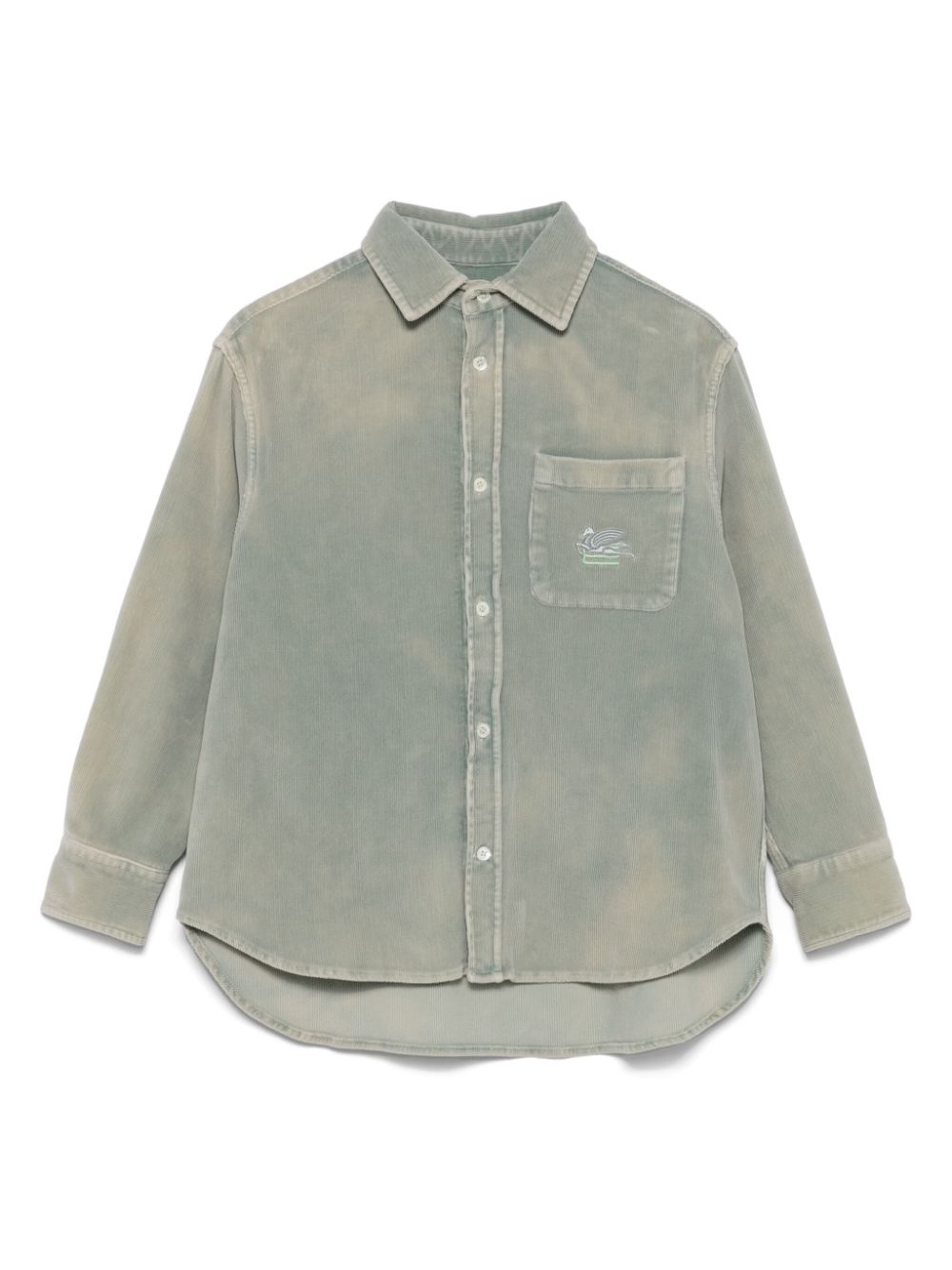 ETRO KIDS Pegaso-motif shirt - Green von ETRO KIDS