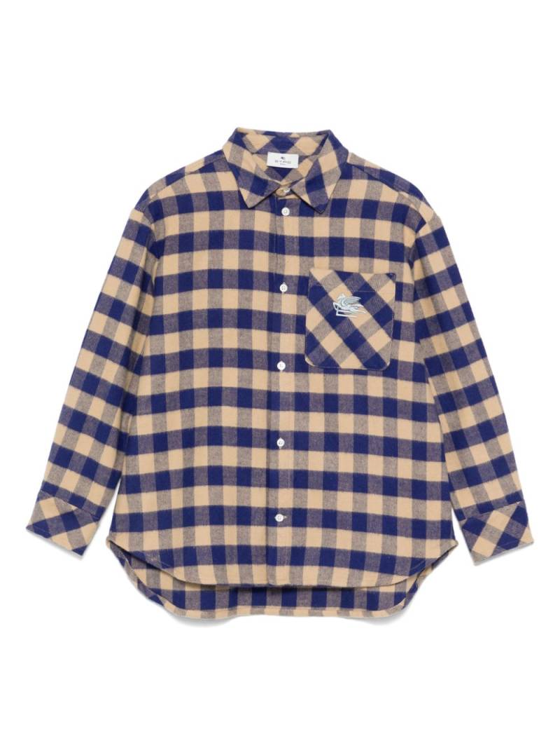 ETRO KIDS checked shirt - Blue von ETRO KIDS