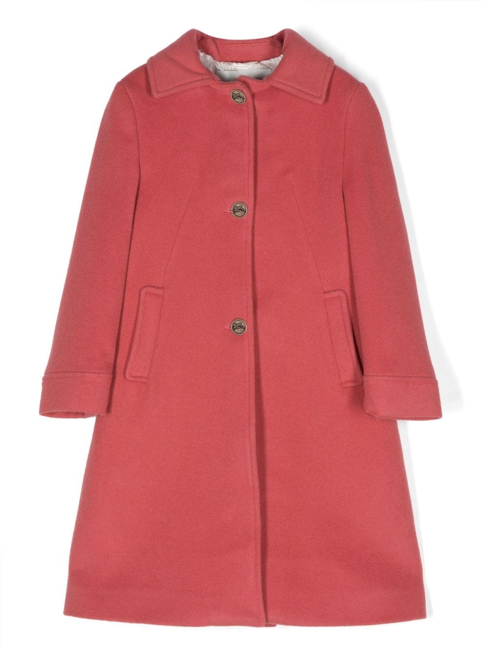 ETRO KIDS felted wool-blend coat - Pink von ETRO KIDS