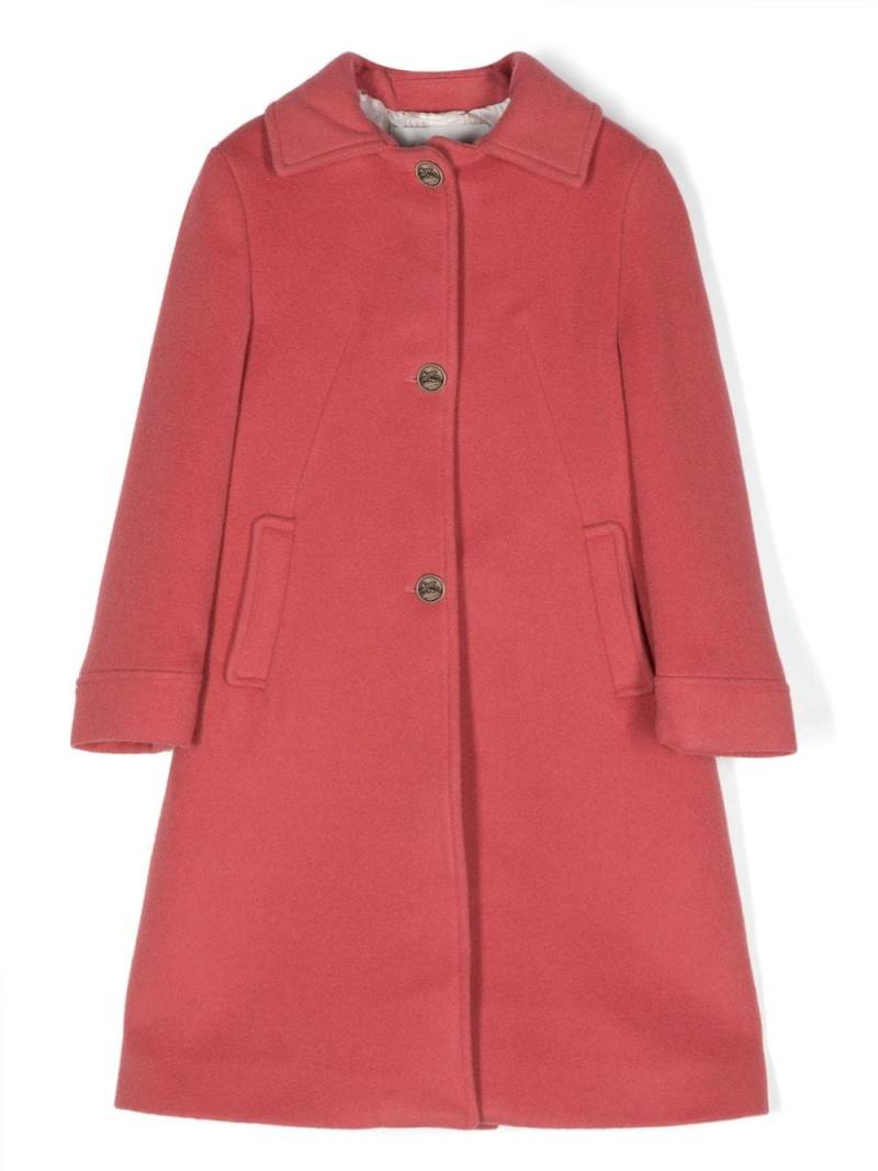 ETRO KIDS felted wool-blend coat - Pink von ETRO KIDS