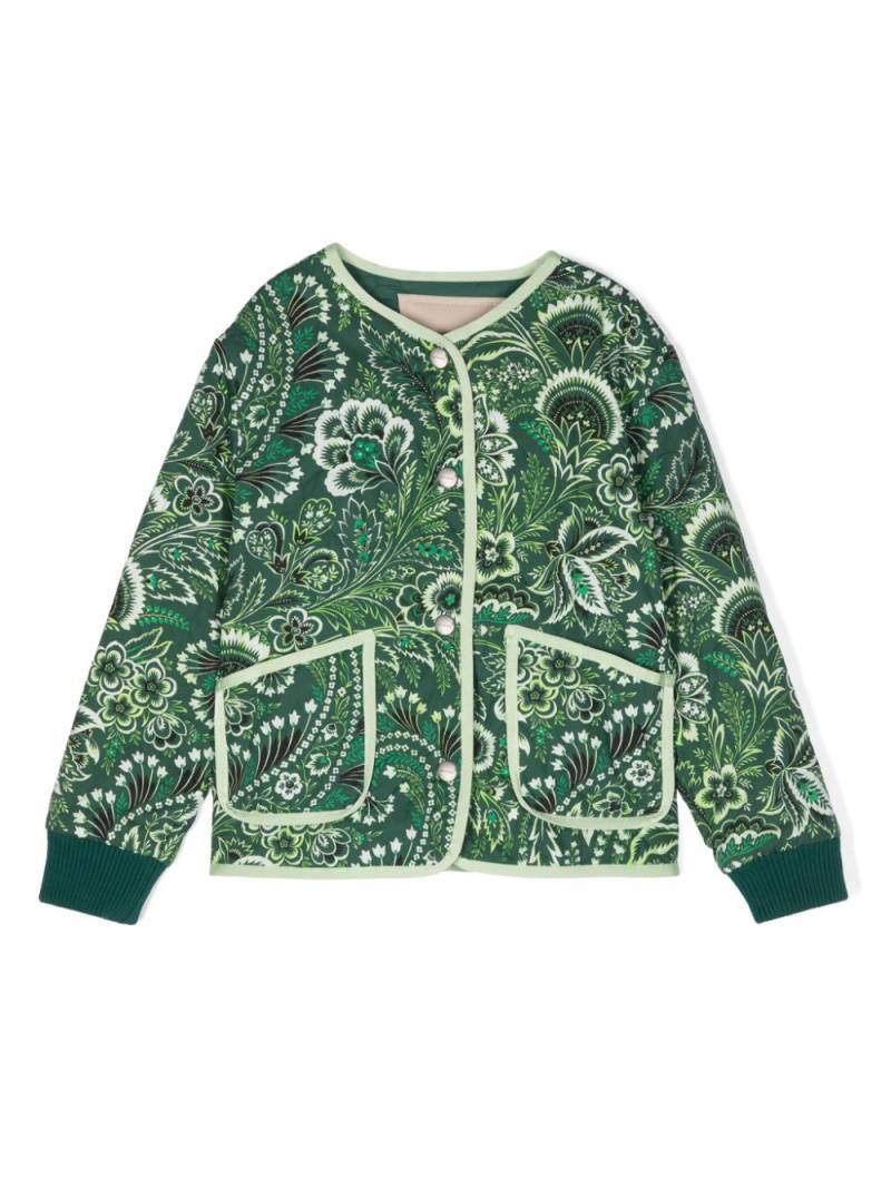 ETRO KIDS floral-print jacket - Green von ETRO KIDS