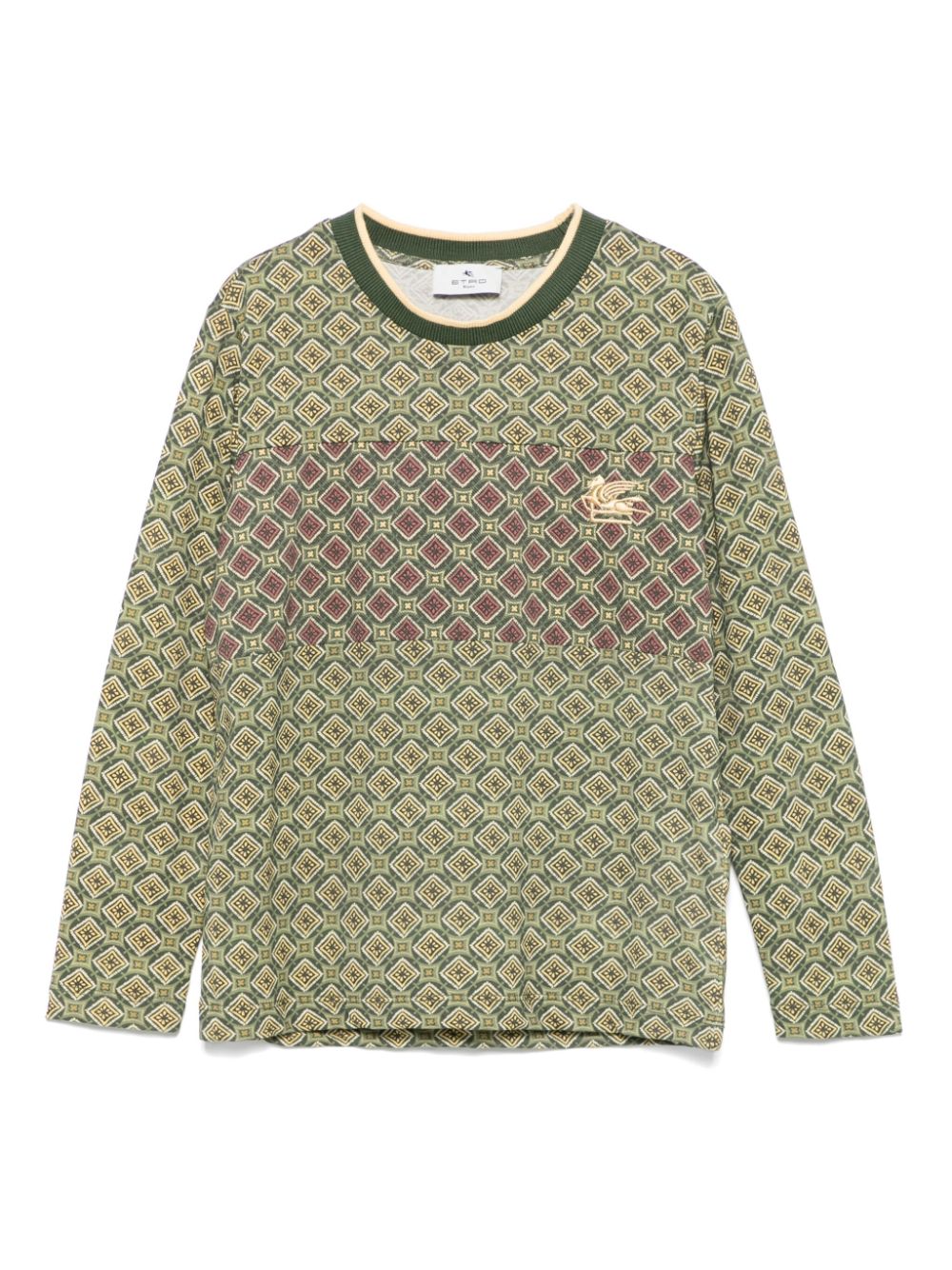 ETRO KIDS geometric-print T-shirt - Green von ETRO KIDS