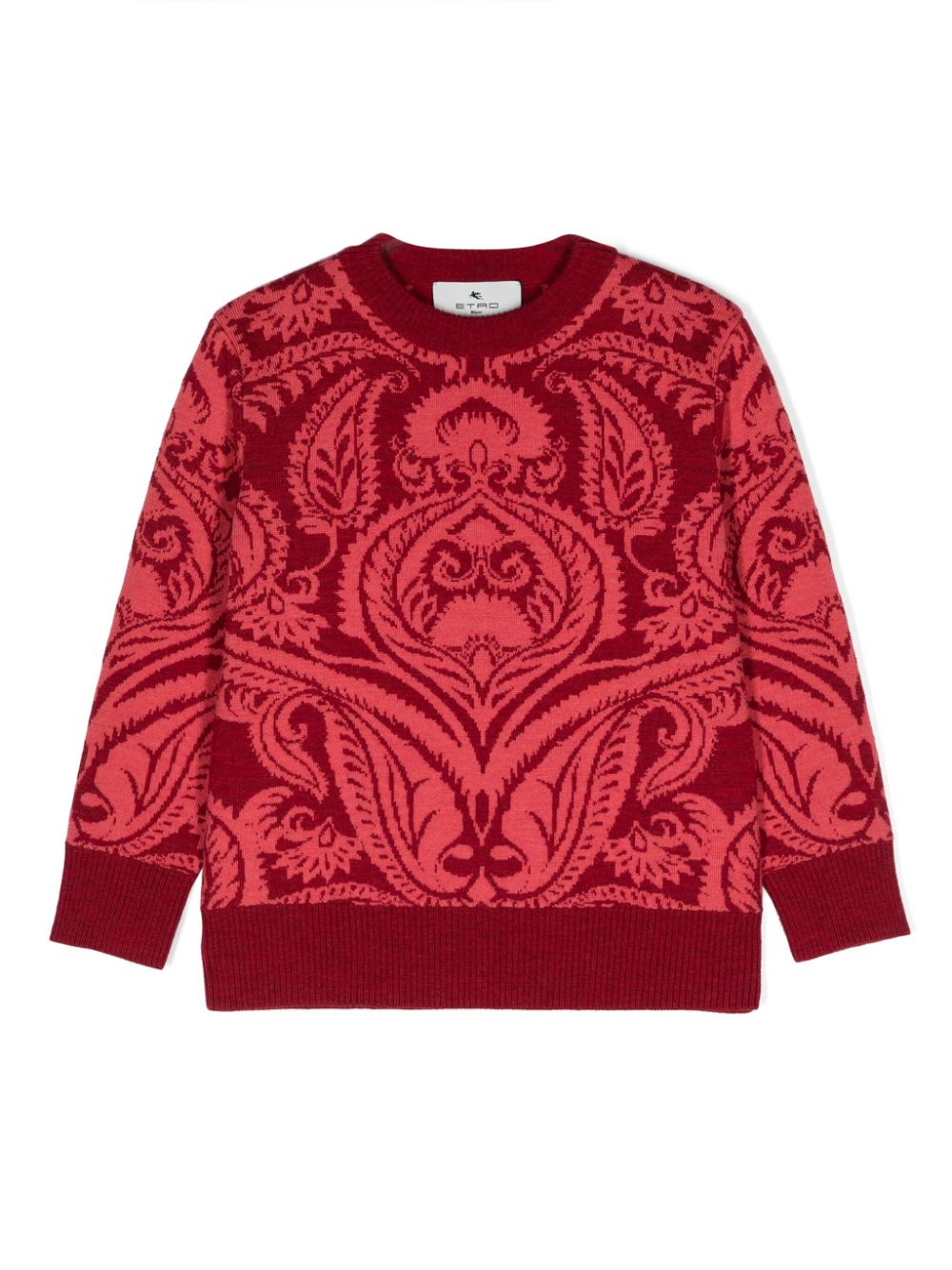 ETRO KIDS intarsia-knit wool jumper - Pink von ETRO KIDS