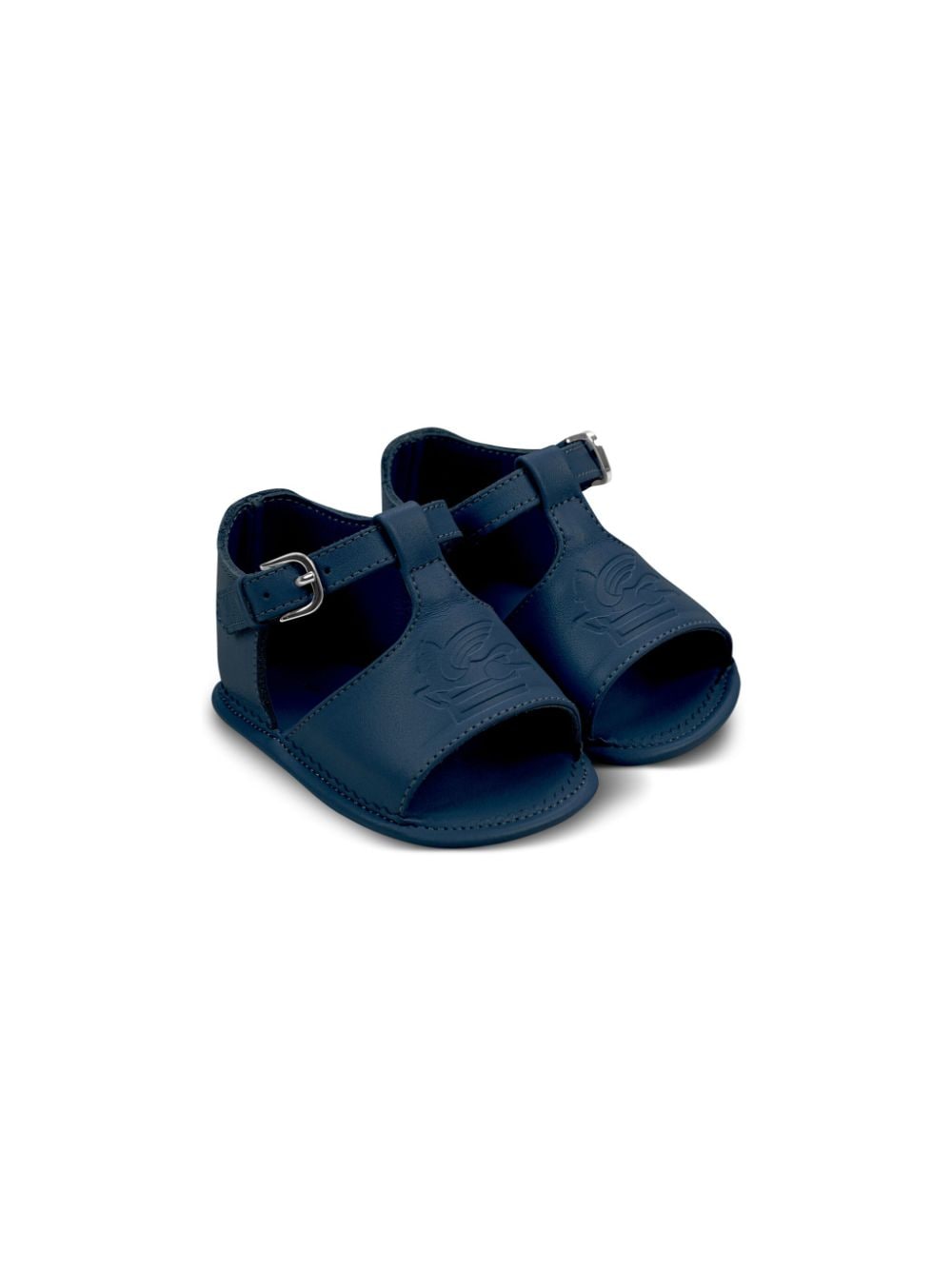 ETRO KIDS logo-debossed sandals - Blue von ETRO KIDS
