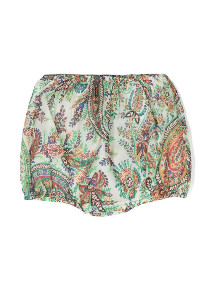 ETRO KIDS paisley-print cotton bloomers - Neutrals von ETRO KIDS