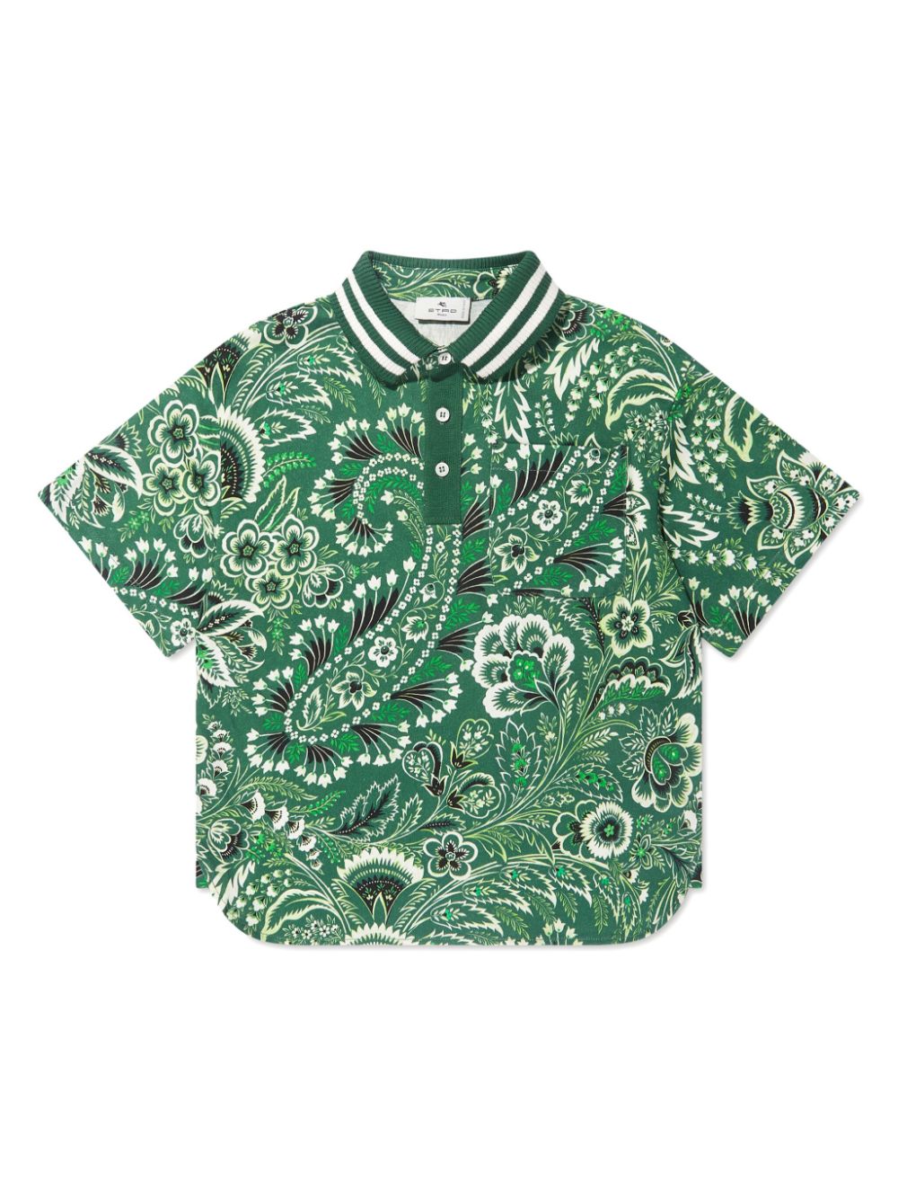 ETRO KIDS paisley-print cotton shirt - Green von ETRO KIDS