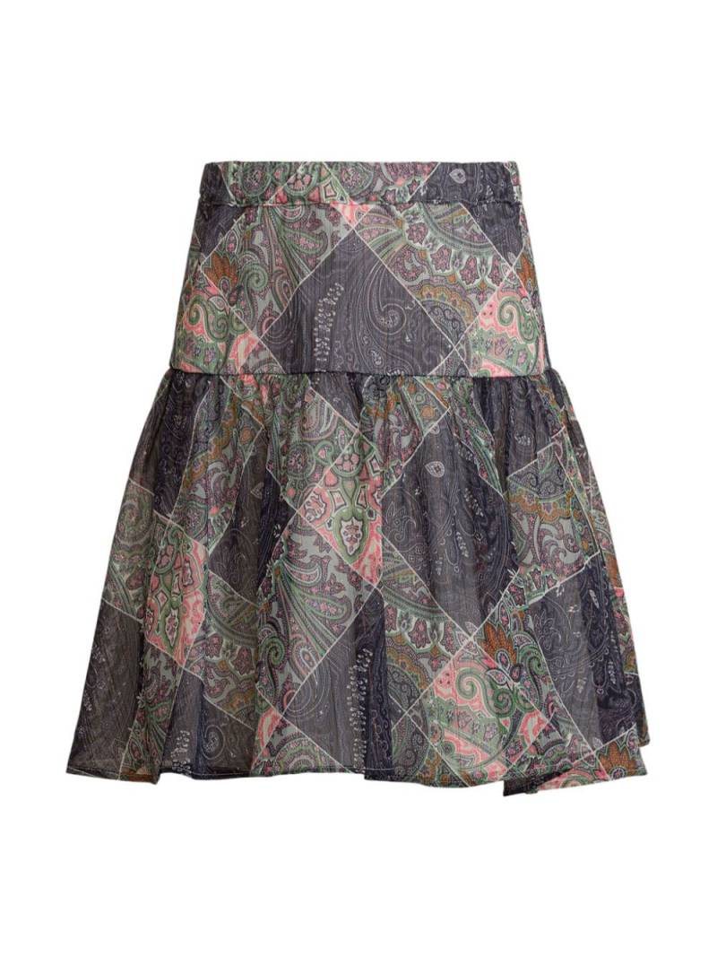 ETRO KIDS paisley-print midi skirt - Green von ETRO KIDS