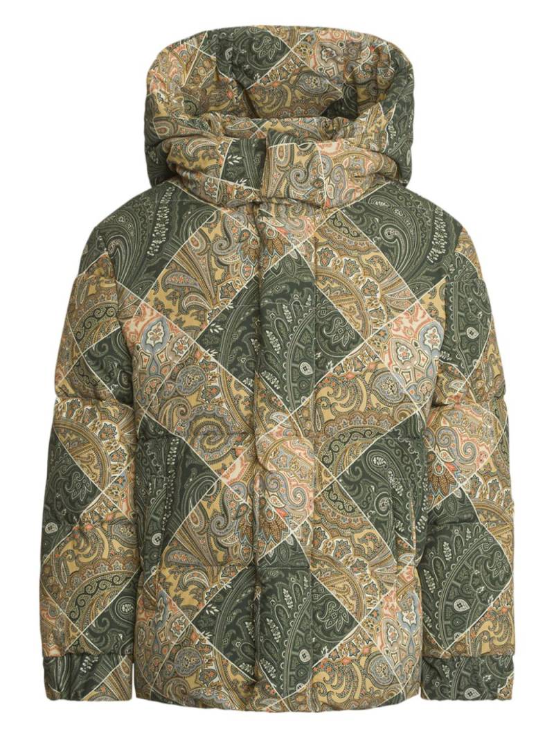 ETRO KIDS paisley-print puffer jacket - Green von ETRO KIDS