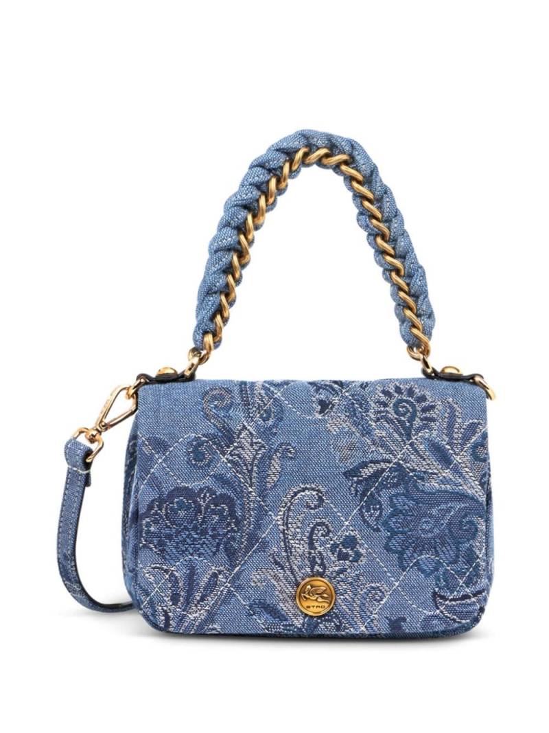 ETRO Bond floral-jacquard mini bag - Blue von ETRO