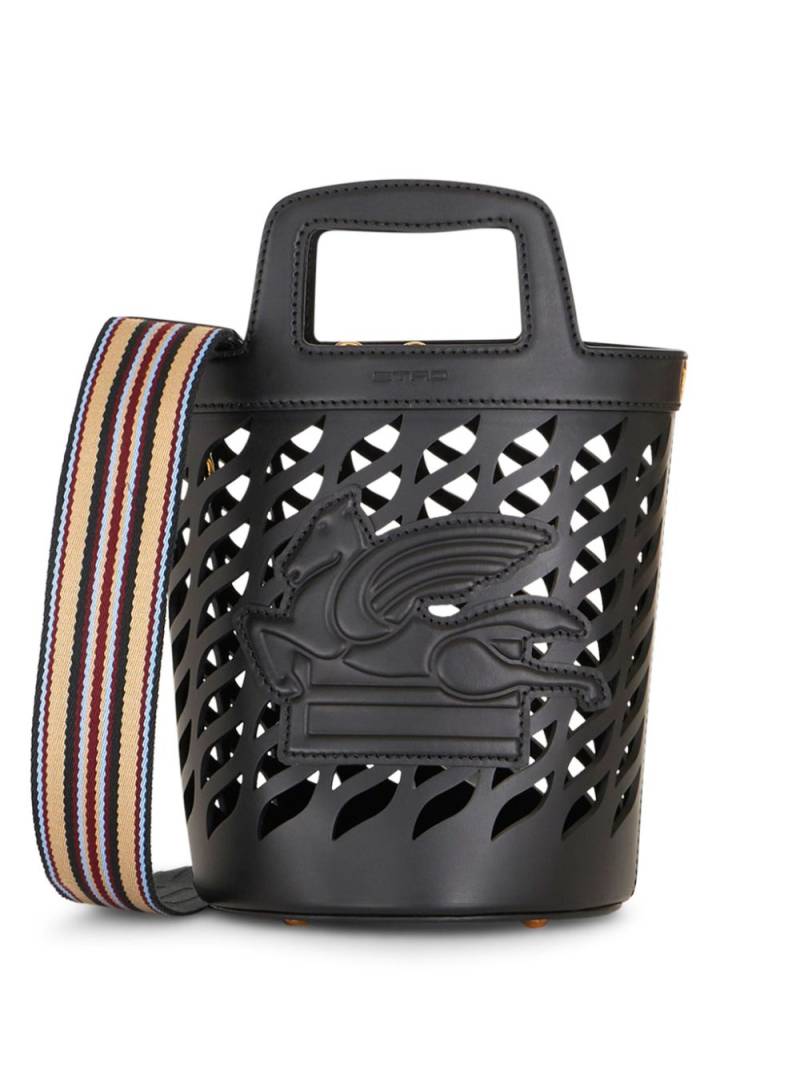 ETRO Coffa leather bucket bag - Black von ETRO