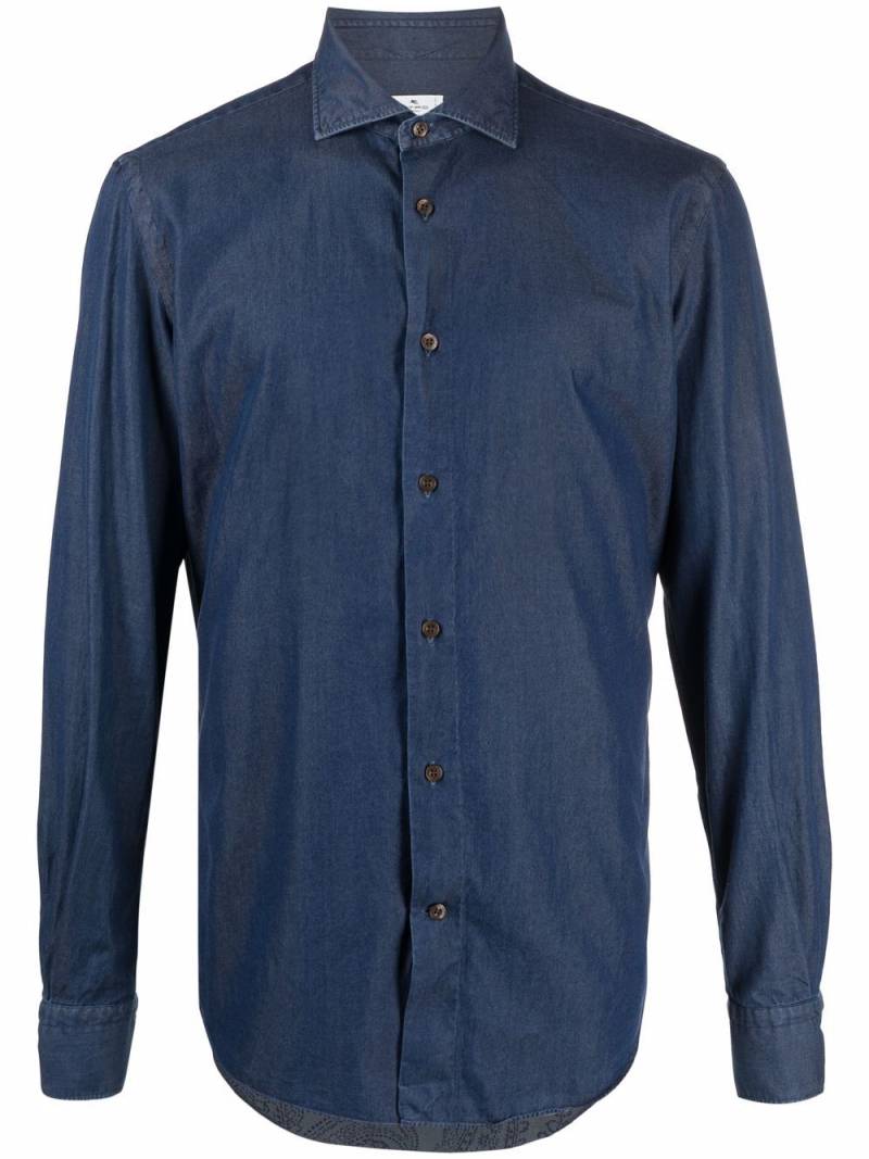 ETRO Denim cotton shirt - Blue von ETRO