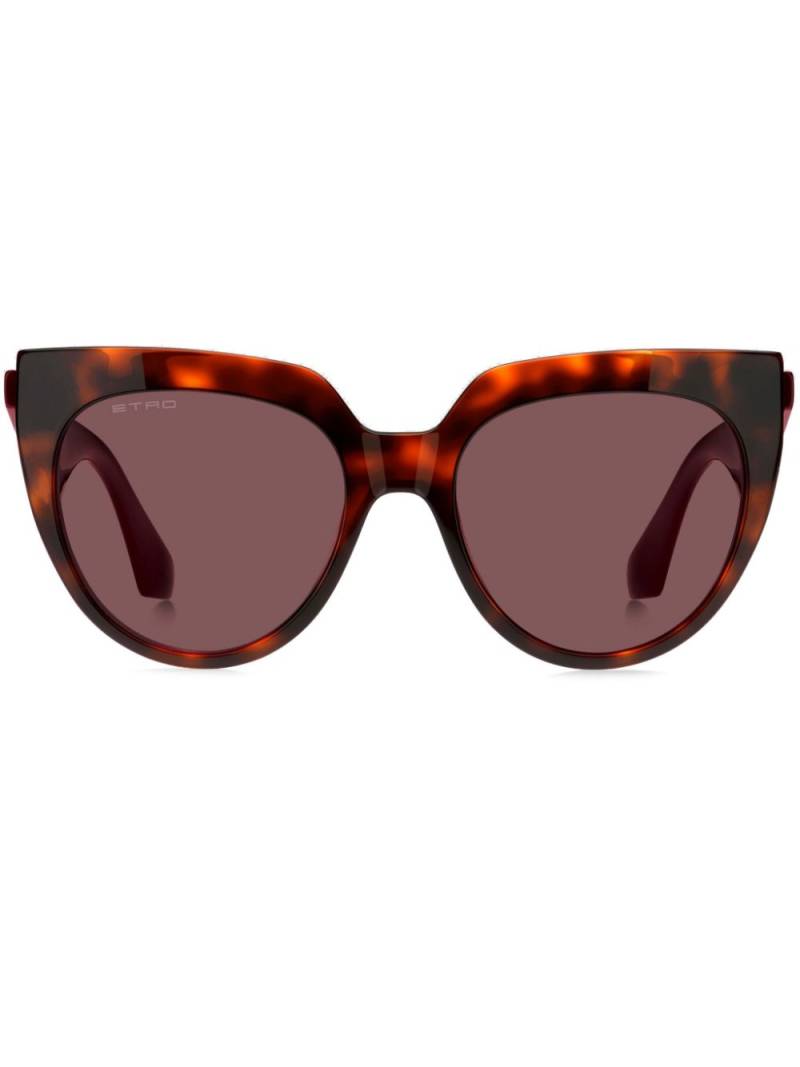 ETRO ETRO Tailoring cat-eye sunglasses - Brown von ETRO