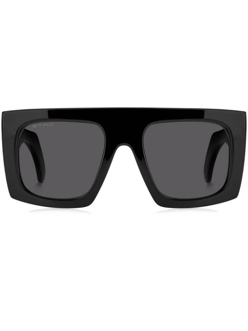 ETRO Etroscreen oversize-frame sunglasses - Black von ETRO