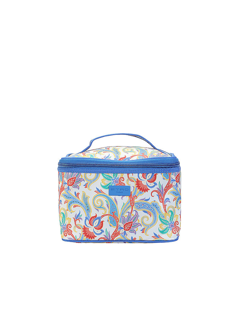 ETRO Kosmetiktasche - Beauty Case (33 Creme / Blau) von ETRO