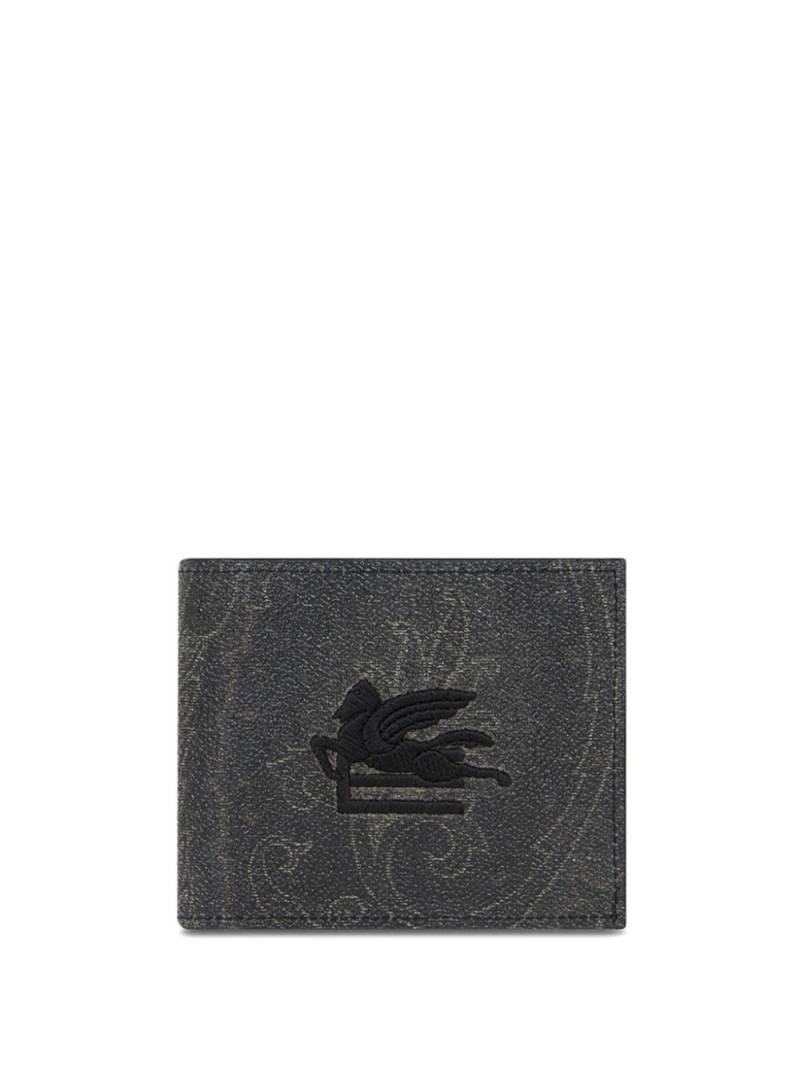 ETRO Pagaso-motif printed wallet - Black von ETRO