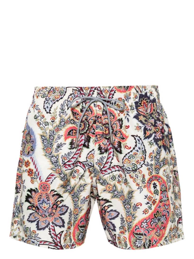 ETRO Paisley-print swim shorts - Neutrals von ETRO