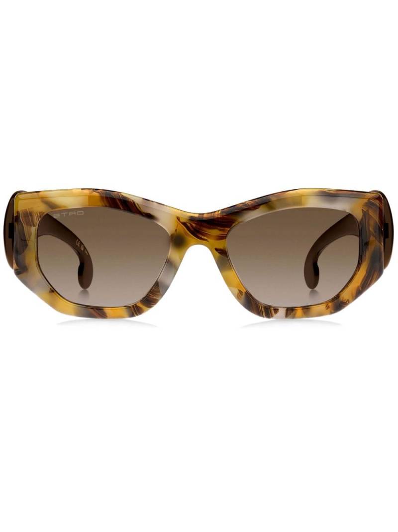 ETRO Paisley sunglasses - Brown von ETRO