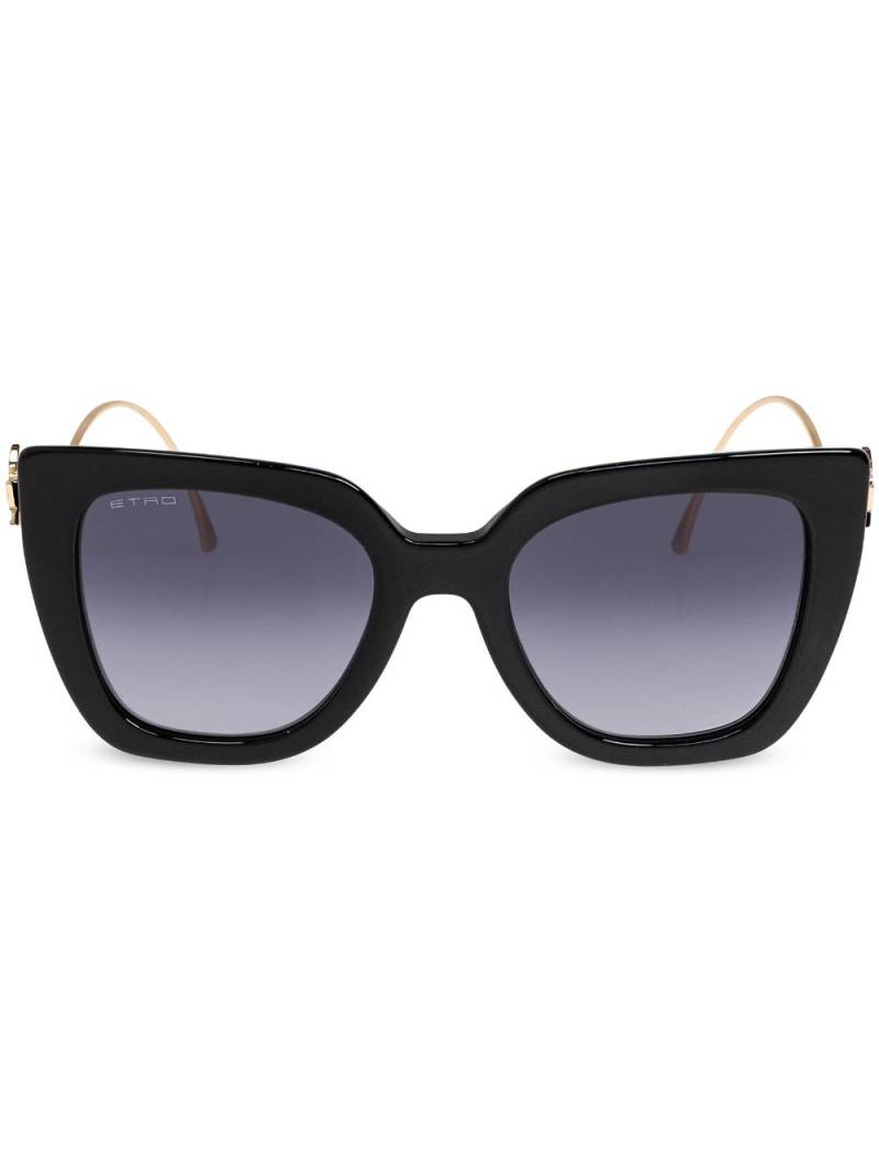 ETRO Pegaso-engraved sunglasses - Black von ETRO