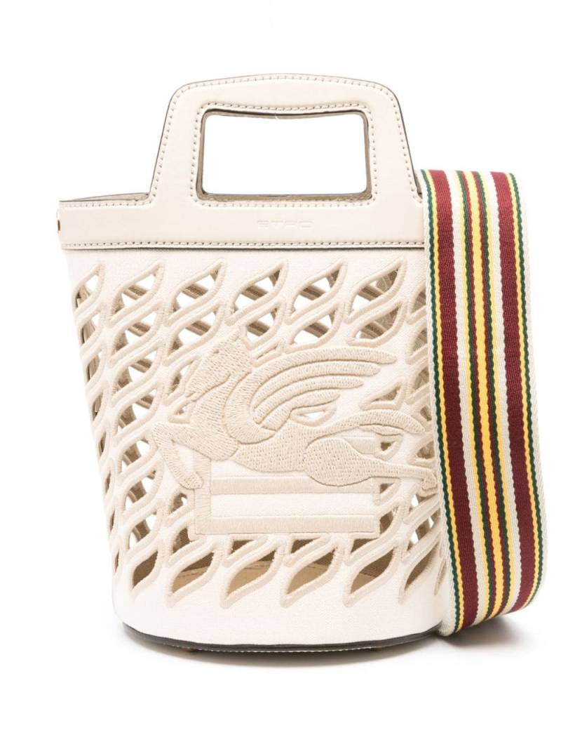 ETRO Pegaso-motif bucket bag - Neutrals von ETRO