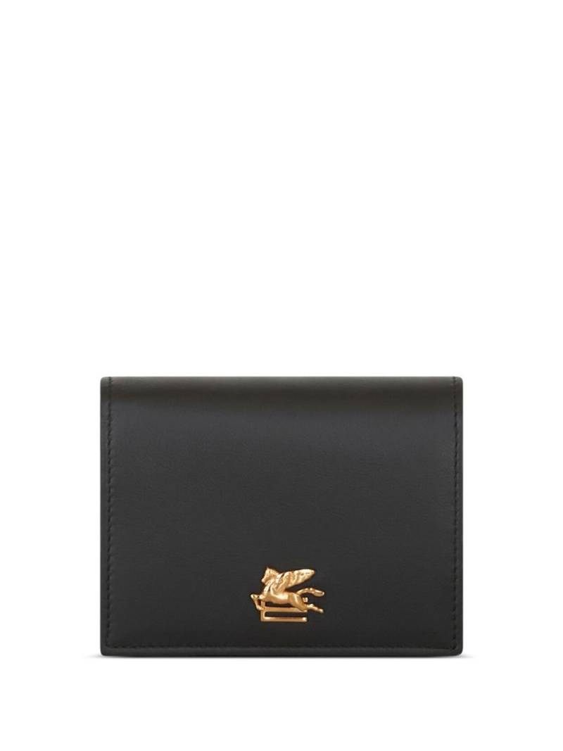 ETRO Pegaso plaque-detail wallet - Black von ETRO