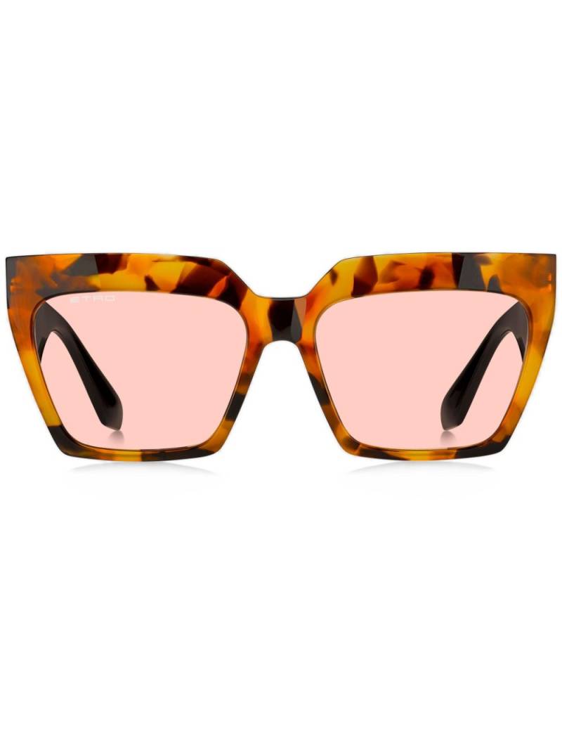 ETRO Tailoring cat-eye sunglasses - Black von ETRO