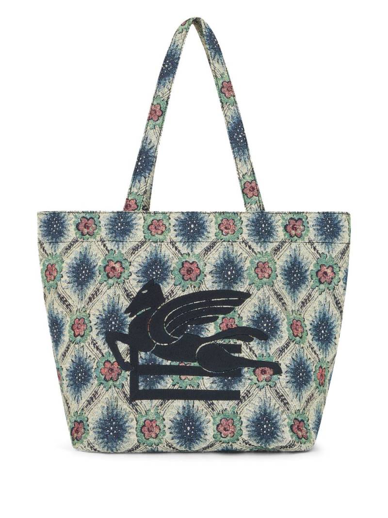 ETRO Trotter jacquard tote bag - White von ETRO