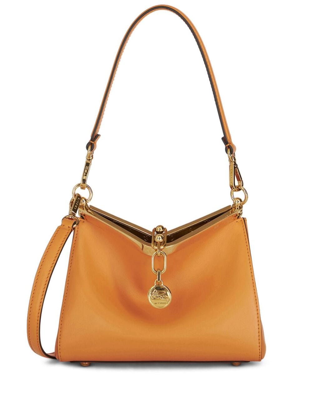 ETRO Vela leather shoulder bag - Orange von ETRO