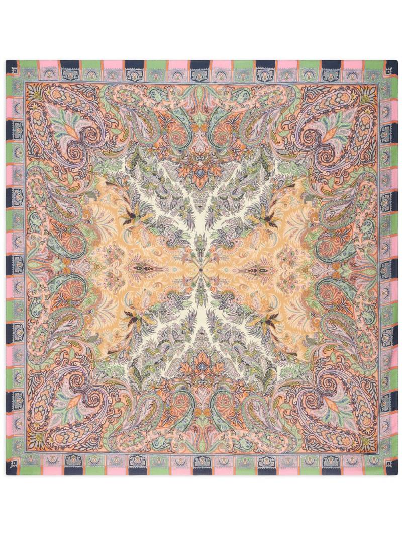 ETRO abstract-print scarf - Orange von ETRO