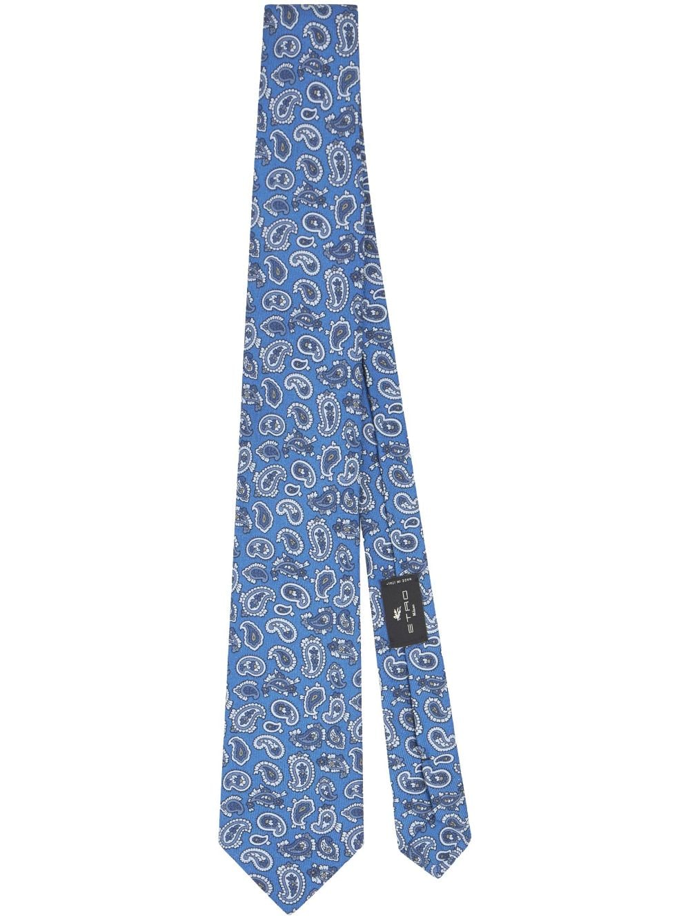 ETRO all-over paisley-print tie - Blue von ETRO