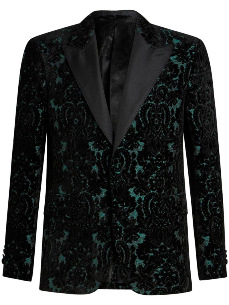 ETRO brocade velvet blazer - Black von ETRO