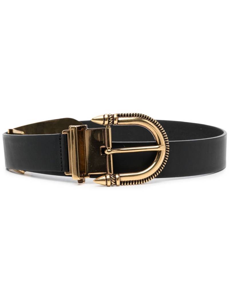 ETRO buckle-fastened leather belt - Black von ETRO