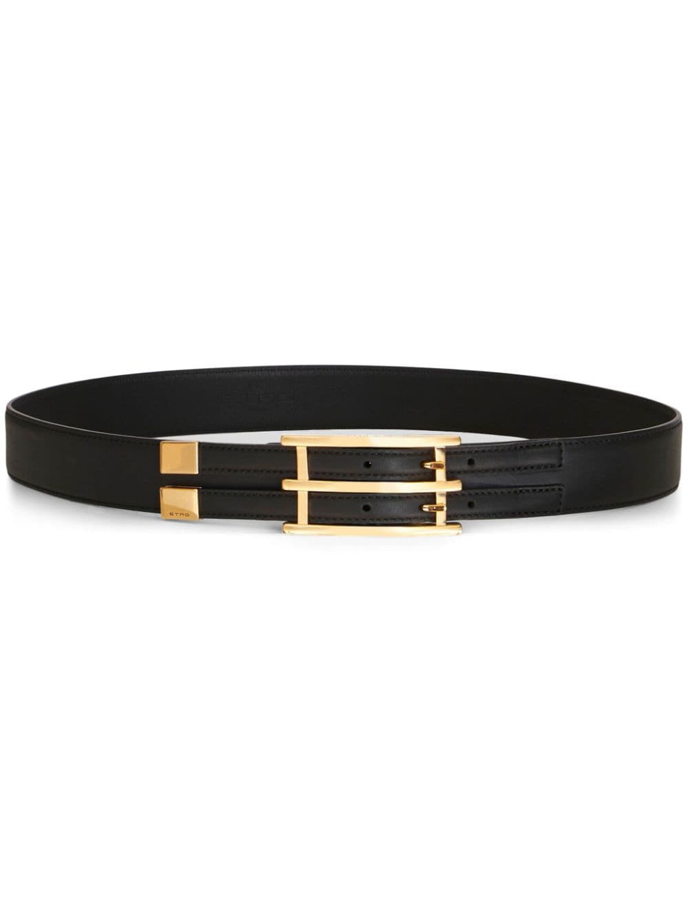 ETRO buckle-fastening leather belt - Black von ETRO