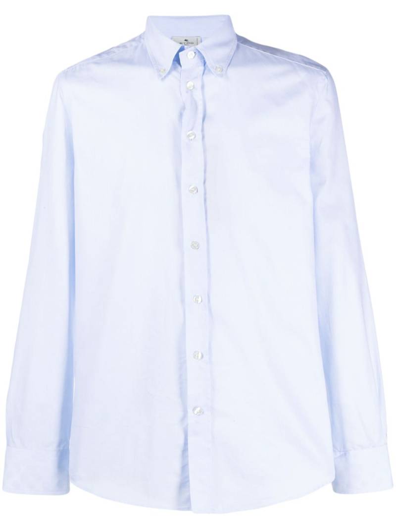 ETRO button-up cotton shirt - Blue von ETRO