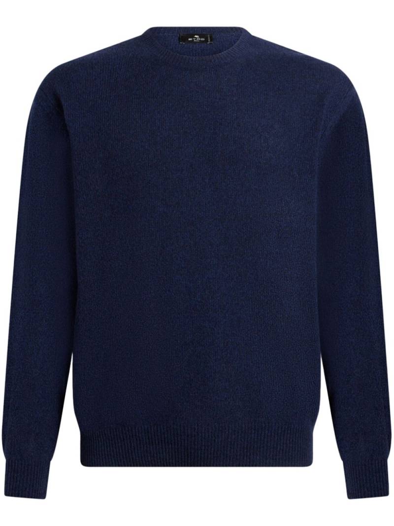 ETRO cashmere knitted jumper - Blue von ETRO