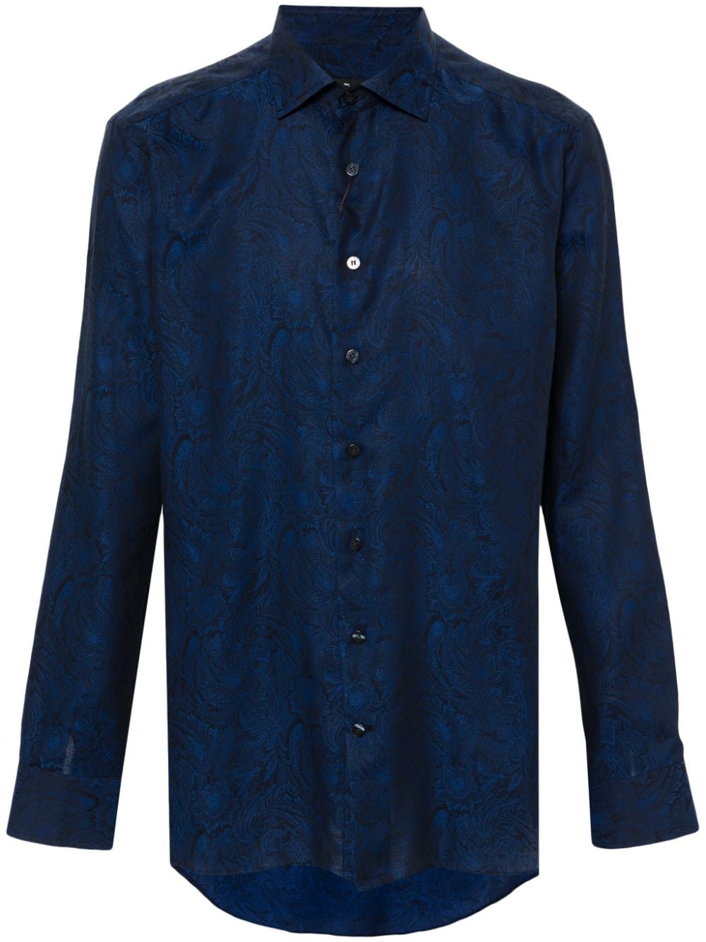 ETRO cotton jacquard shirt - Blue von ETRO