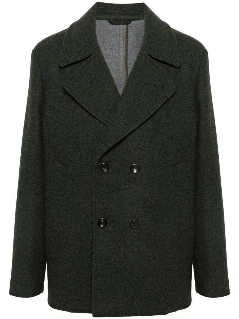 ETRO double-breasted peacoat - Green von ETRO