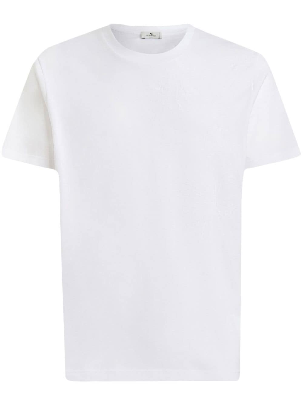 ETRO embroidered short-sleeved T-shirt - White von ETRO