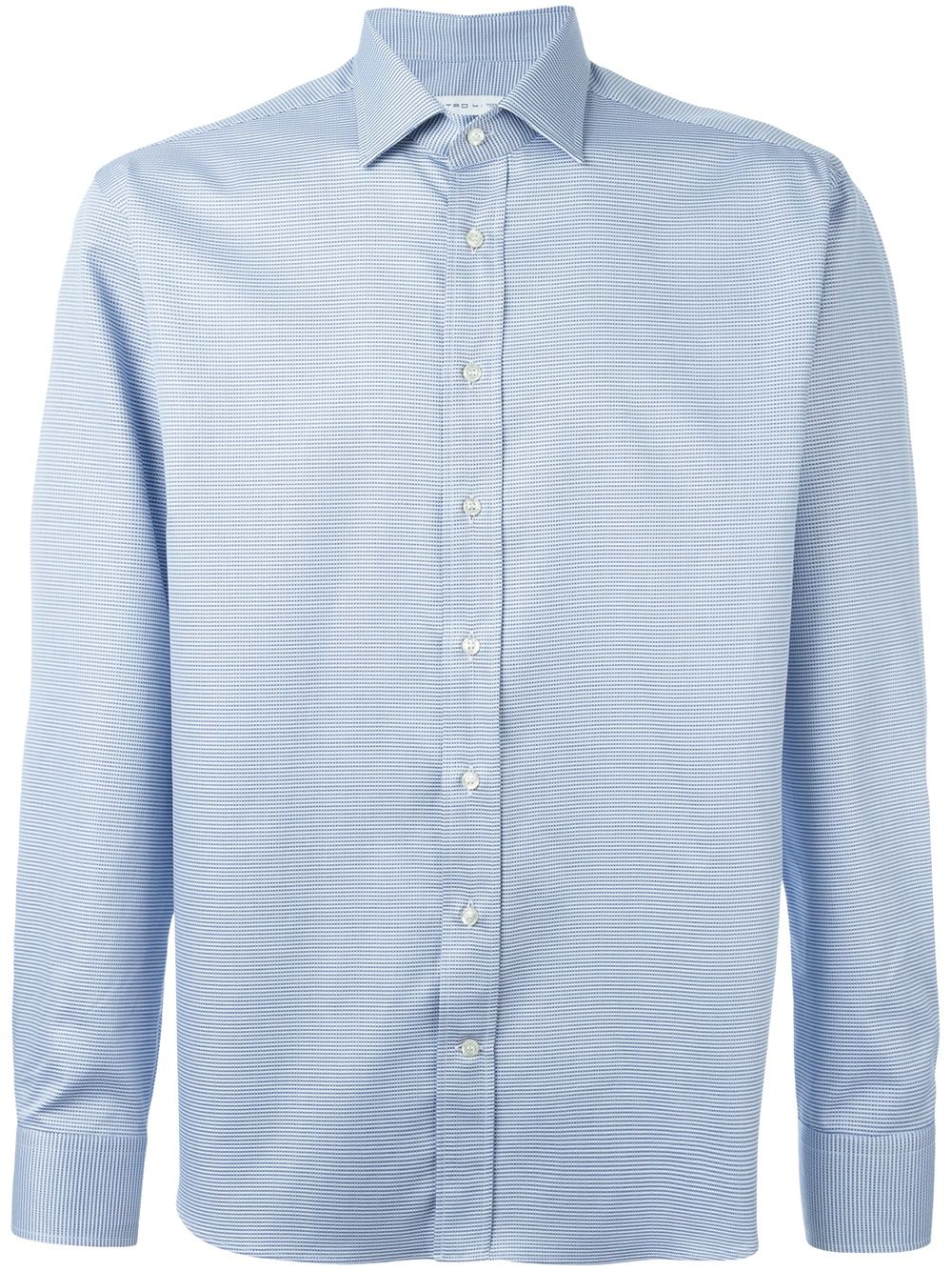 ETRO fine stripe shirt - Blue von ETRO